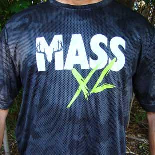 Mass XL Dry-Fit Black Performance Shirts