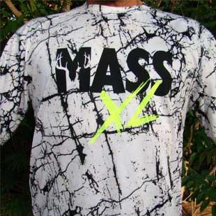 Mass XL Dry-Fit White Performance Shirts
